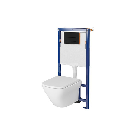 B643 TECH LINE OPTI MZ LARGA SQUARE CO DUR WO ŁW OB B1 CZARNY MAT VIR