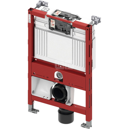 TECEprofil - stelaż podtynkowy do WC ze spłuczką podtynkową uruchamianą z przodu, do uniwersalnego podłączenia toalety myjącej, wysokość 820 mm