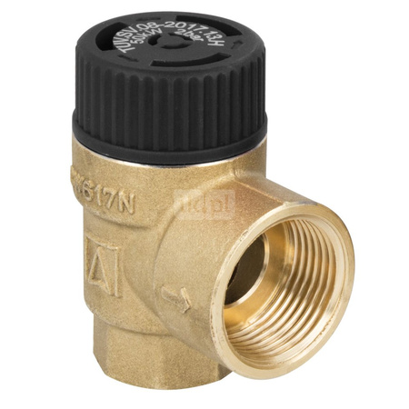 MSS Zawór bezpieczeństwa do instalacji solarnych 6 bar GW 3/4 x 1