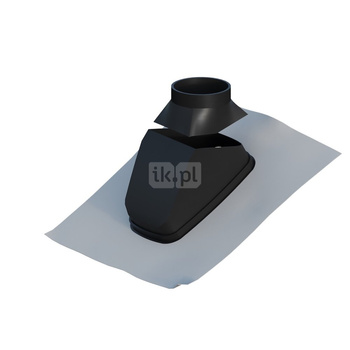 Przejście do dachów skośnych od 25° do 50° z kołnierzem ołowianym DN100-125mm