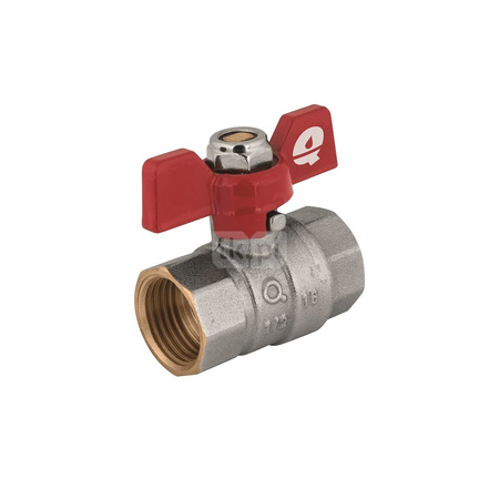 Kurek kulowy QIK-02 DN15 PN30 1/2" WW motyl           