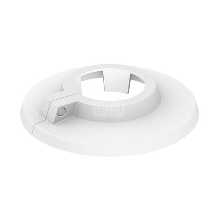 RKW 1 1/4", Rozeta biała, zakładkowa