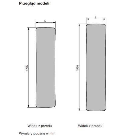 Grzejnik elektryczny ZEHNDER Folio, 1796/441mm, kolor Biały, moc 500W