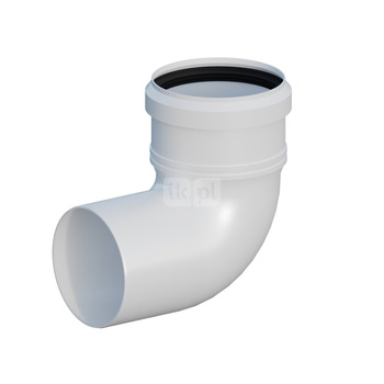 Kolano PP 87° DN110mm z uszczelką [EPDM]