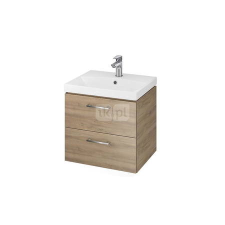 SET 822 LARA CITY 50 ORZECH DSM (SZAFKA+UMYWALKA)