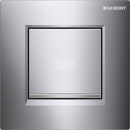 Pneumatyczny zawór spłukujący Geberit do pisuaru, ręczny, Typ 30, chrom bł.-chrom mat-chrom bł.