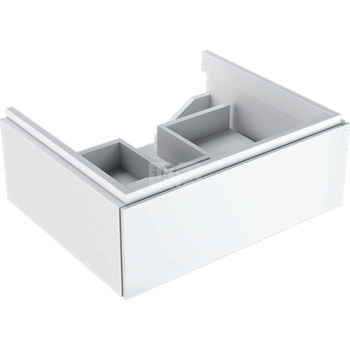 Szafka Xeno2 pod umywalkę 60 cm, 1 szuflada, biały połysk