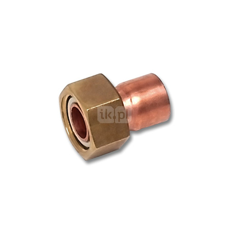 Półśrubunek SANHA 5240g Miedź 15 mm x 1/2'' (LW x GW)