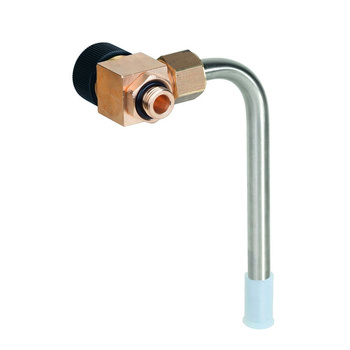 Zawór do pobierania próbek z czarnym pokrętłem ręcznym G3/8" do zaworów Alwa F/KFR/R DN32-DN80