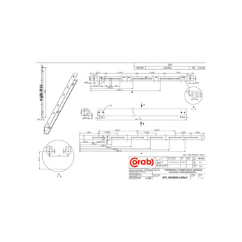 Szyna wzdłużna L6060 (profil 85x50x1.5)