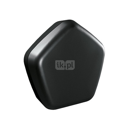 Bezprzewodowy czujnik temperatury otoczenia Sensor PRO z możliwością podłączenia kotła, czarny