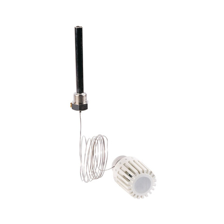 Głowica termostatyczna z czujnikiem zdalnym, nastawa 30-70°C, czujnik przylgowy