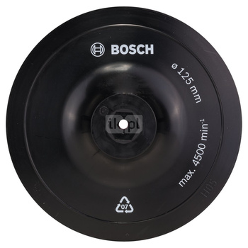 Płyta szlifierska do wiertarek, 125 mm, system mocowania na rzepy D= 125 mm, system mocowania na rzepy