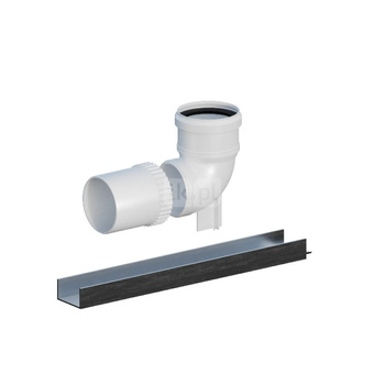 Kolano PP 87° skręcane DN80 na podporze