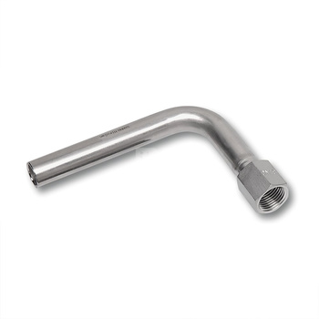 Łuk 90' SANHA NiroSan Press Stal nierdzewna 18 mm x 1/2'' (ZZ x GW)