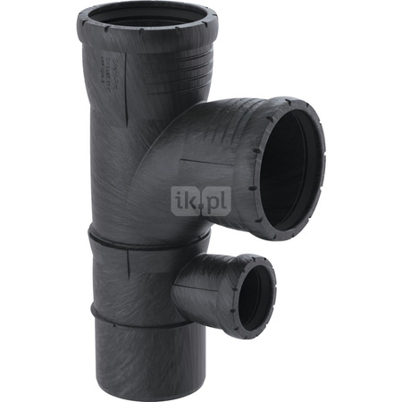 Trójnik podwójny Geberit Silent-Pro 87.5° d90