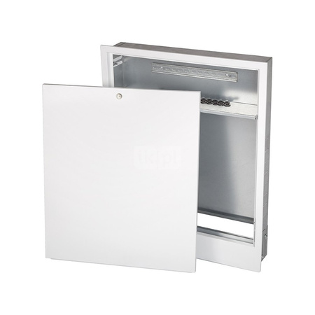 Szafka podtynkowa SP-12/8L (12 obw. c.o./8 obw. z ukł. miesz.) pod listwę sterującą