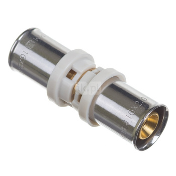 Złączka prosta zaprasowywana QIK Mosiądz 40mm x 40mm (ZZ x ZZ)