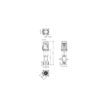 Wysokociśnieniowa pompa do wody Wilo-Helix V 1608-1/25/E/KS/400-50