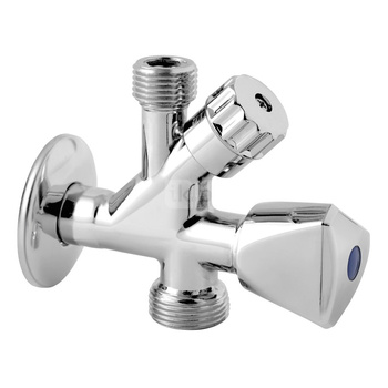 Zawór kątowy Kombi 1/2" x 1/2" x 3/4"