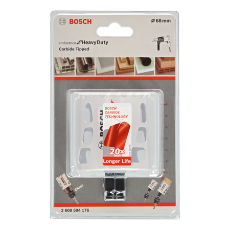 Piła otwornica z węglików spiekanych z technologią Endurance for Heavy Duty 68 mm