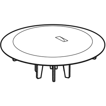 Pokrywa odpływu d90, chrom-mat