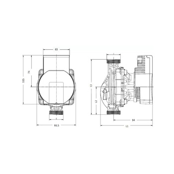 Pompa WILO YONOS PARA 5-130/6-43/SC-12