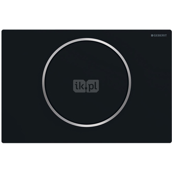 Przycisk uruchamiający Geberit Sigma10, przedni, czarny mat