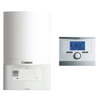 Pakiet - Kocioł gazowy dwufunkcyjny VAILLANT VCW 236/5-3 ecoTEC pro kondensacyjny wiszący 5.7-20.0kW + Regulator calorMATIC 350