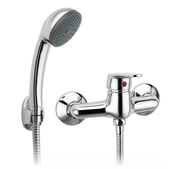 SMILE bateria natryskowa ścienna, chrom