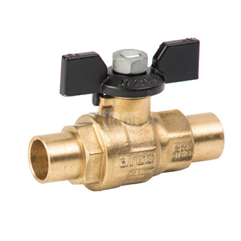 TAJO 2000 zawór kulowy do wlutowania, 15, uchwyt motylkowy