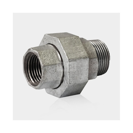 Dwuzłączka nakrętno-wkrętna płaska ocynk 1/2" U2 STRONG