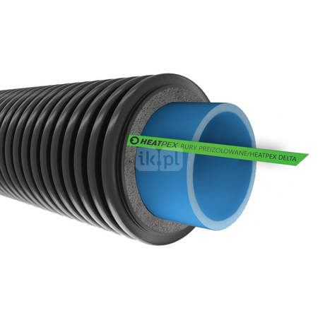 Rura preizolowana pojedyncza HEATPEX DELTA PE GEO 40/63