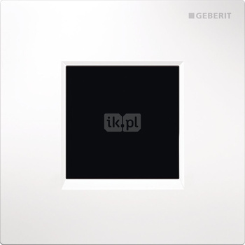 Elektroniczny zawór spłukujący Geberit do pisuaru, zasilanie 230V, Typ 30, biały-chrom bł.