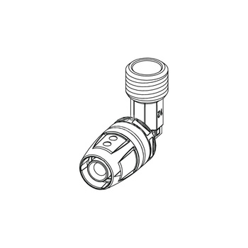 Nypel 90' TECE TECELOGO Mosiądz 32mm x 1'' (PZ x GZ)