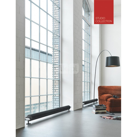 Grzejnik elektryczny ZEHNDER Flow Form, 190/1000mm, kolor Biały, moc 500W