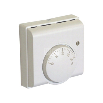 Termostat pokojowy nastawa 10-30°C, zestyk SPDT, 10A