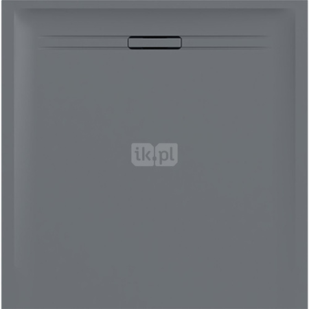 Brodzik kwadratowy Geberit Sestra 80x80 cm, szary