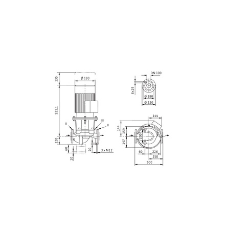 Pojed. standard. pompa dławnicowa CronoLine- IL 100/150-1,5/4-S1