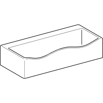 Umywalka dla dzieci Geberit Bambini, B90, do dwóch baterii umywalkowych