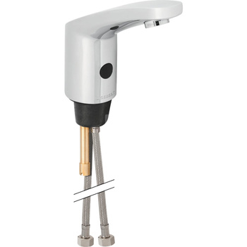 Elektroniczna bateria umywalkowa Geberit Typ 185 z mieszaczem wewnętrznym, zasilanie bateryjne, chrom