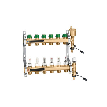 DYNAMICAL - Zespół rozdzielaczy 1" x 4 wyjścia, 3/4" M