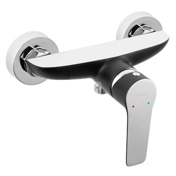 ADORE BLACK/CHROME bateria natryskowa, bez natrysku, czarny/chrom