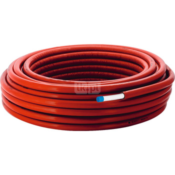 Rura wielowarstwowa GEBERIT PE-RT II/AL/PE-RT II Volex ML 20x3 izolacja: 6mm kolor: czerwony - kręgi 50m