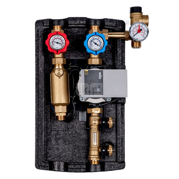 Solarna dwudrogowa grupa pompowa Viteco 2D/1-6L (z pompą elektroniczną Wilo YONOS PARA ST 15/7.0 PWM2, z rotametrem 1-6 l/min)