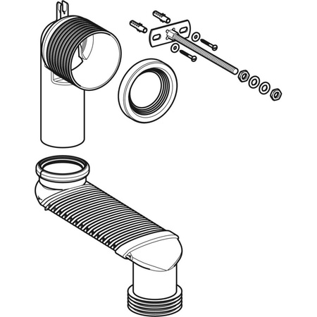 Zestaw przyłączeniowy z kolanem S