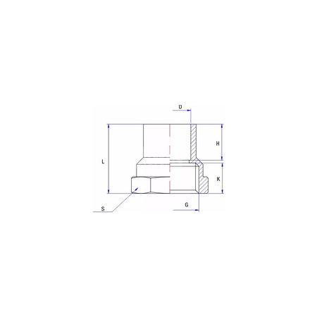 Mufa lut RUMET Mosiądz 3/4'' x 15 mm (GW)