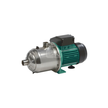 Samozasysająca pompa do zaopatrzenia w wodę Wilo-MultiCargo MC 305-DM do domu i ogrodu. Silnik 3~400V, Idealna jako pompa podstawowa do wykorzystania wody deszczowej. Korpus pompy ze stali nierdzewnej, cicha praca