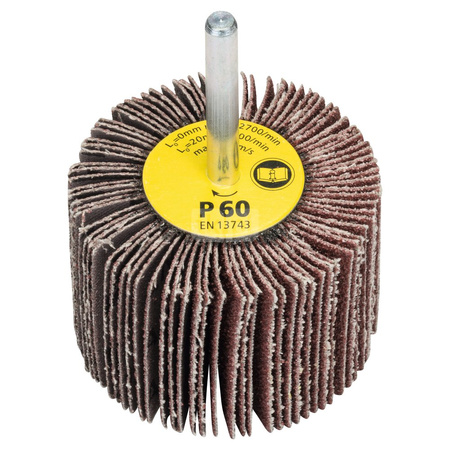 Ściernica listkowa do wiertarek, 60 mm D = 60 mm, K = 60