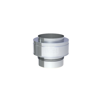 Zakończenie wylotu rury dwuściennej Ø80mm nadciśnienie Ts do 200°C